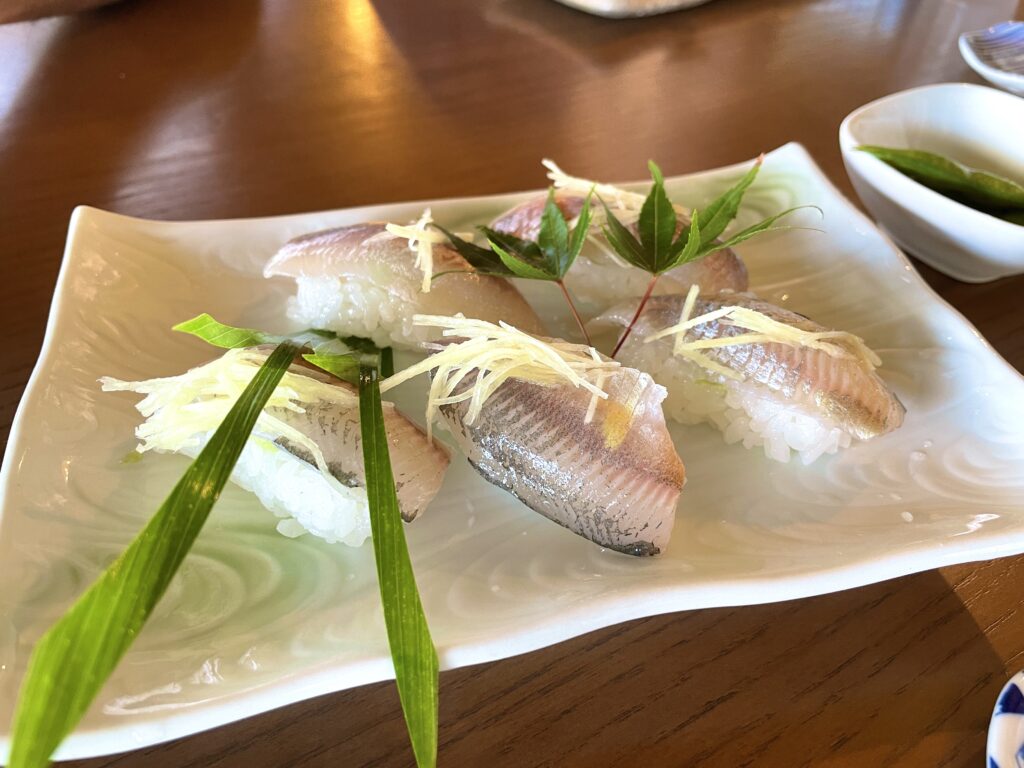 鮎のお寿司の画像